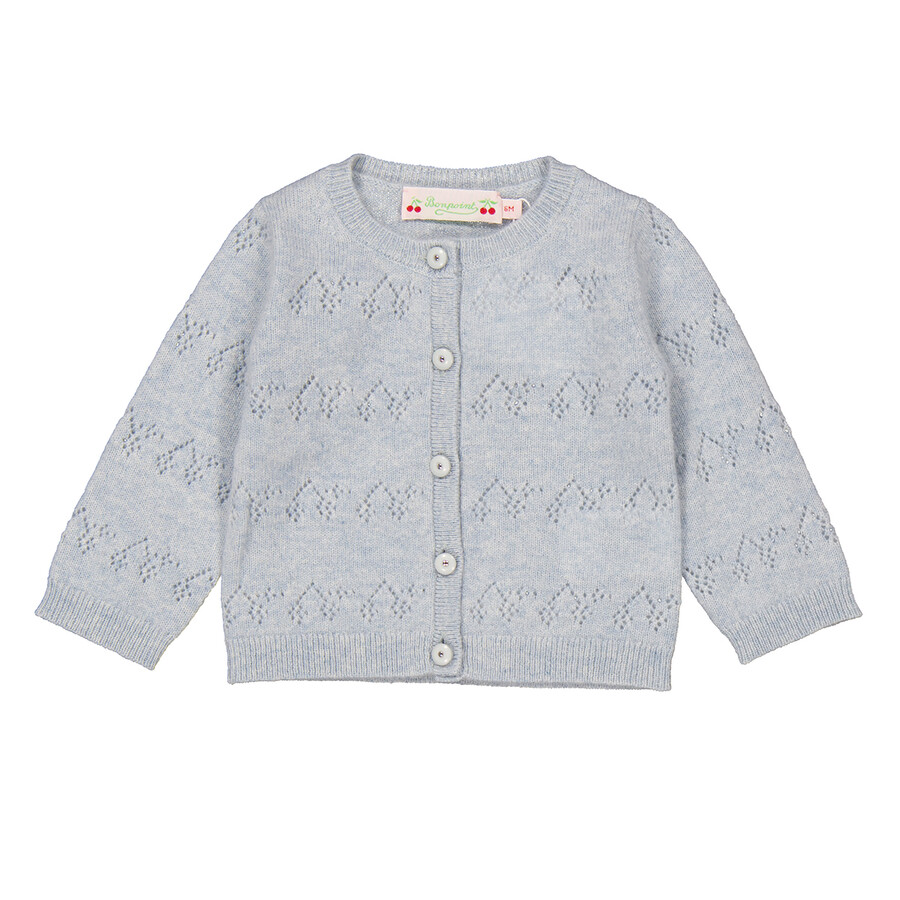 Infant Tibile Cashmere Cardigan, Size 6M