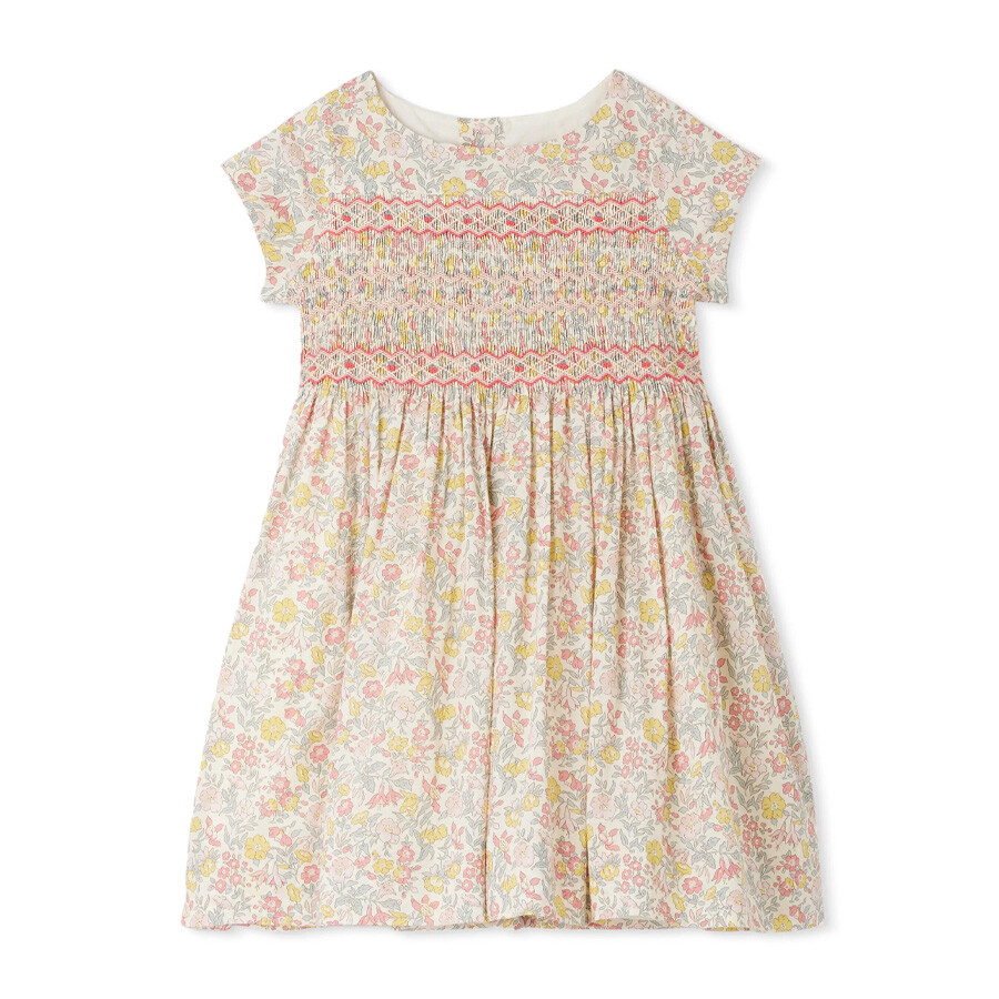 Kids Duchesse Floral-Print Cotton Dress