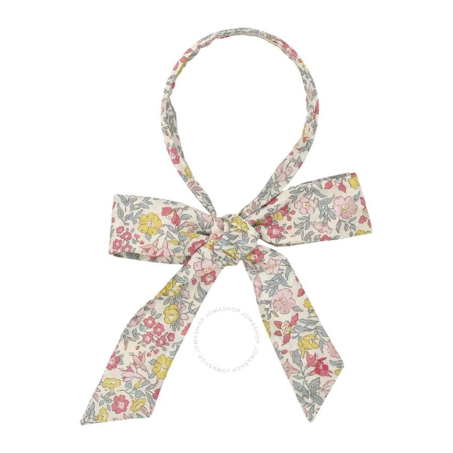 Kids Fleurs Rose Anafi Bow Detailed Headband