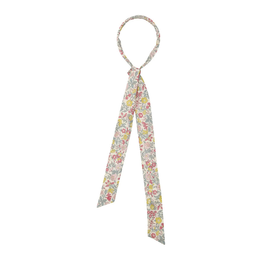 Bonpoint Kids Fleurs Rose Anafi Bow Detailed Headband In Multi