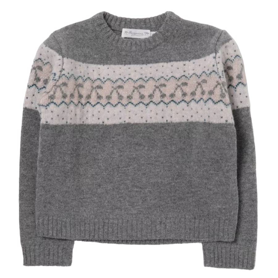 Bonpoint wool cat sweater, 3 years main image 1