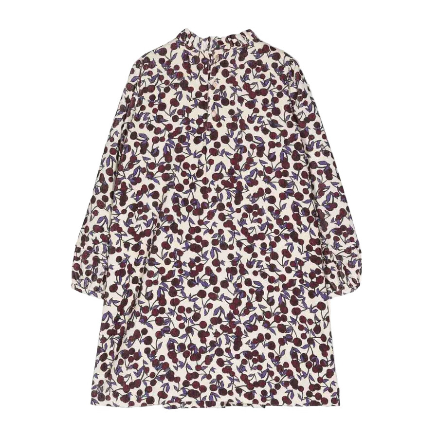 Bonpoint Kids Imprime Prune Topaz Cherry Print Dress