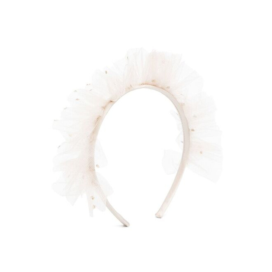 Polka Dot Tulle Applique Headband