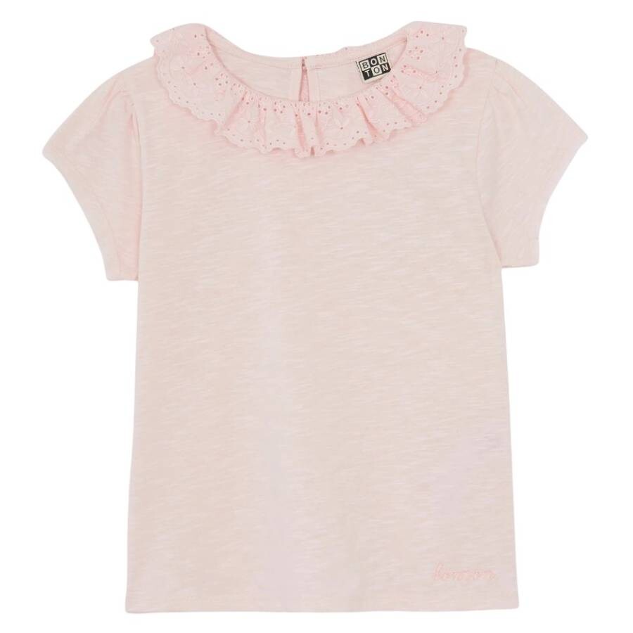 Kids Tiris Ruffled Collar T-Shirt