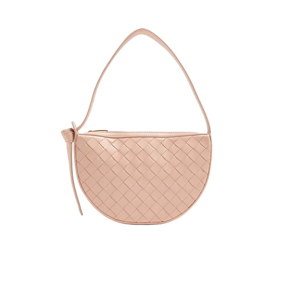 Bottega Veneta Intrecciato Mini Sunrise Shoulder Bag - Lotus