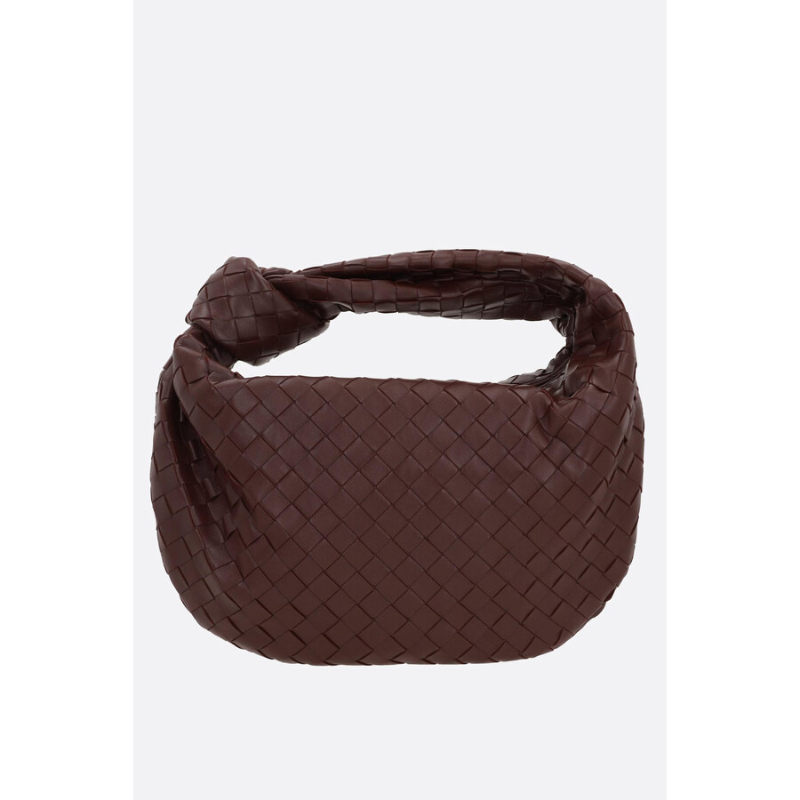 Bottega Veneta Jodie Teen Handbag In Intrecciato Nappa In Brown