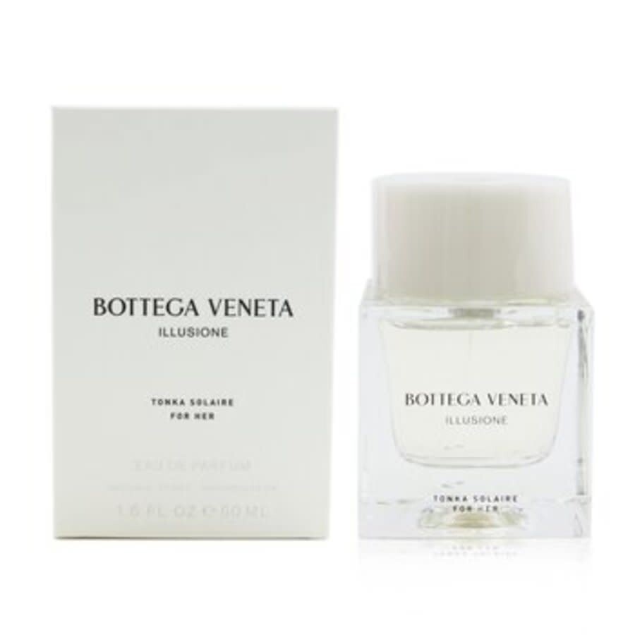 Shop Bottega Veneta Ladies Illusione Tonka Solaire Edp Spray 1.7 oz Fragrances 3614229144437 In Black / Olive / Orange