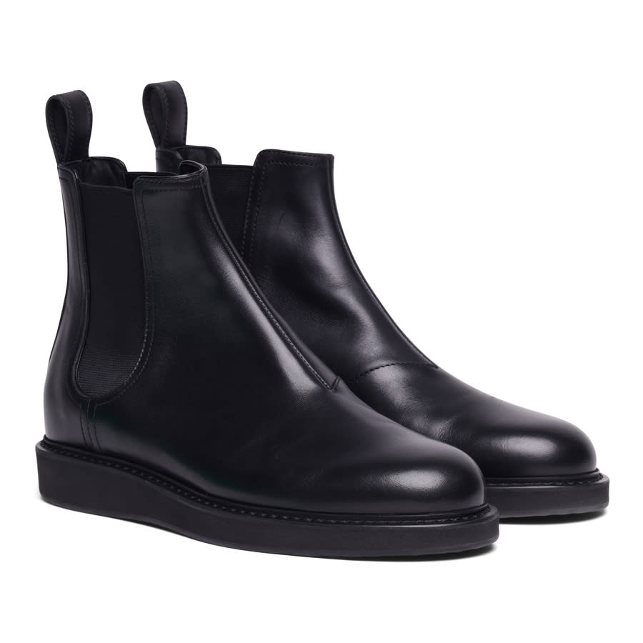 Bottega Veneta Men's Leather Combat Boots 548164VBLD21000 - Shoes