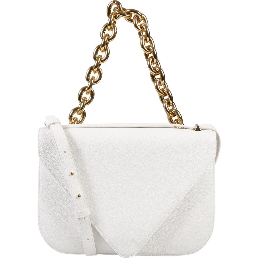 Bottega Veneta Mount Small Envelope Shoulder Bag In White