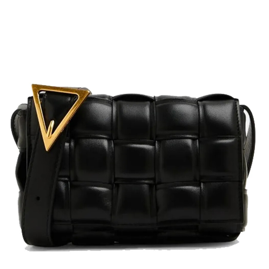 Bottega Veneta Small Padded Cassette Bag In Black In Black