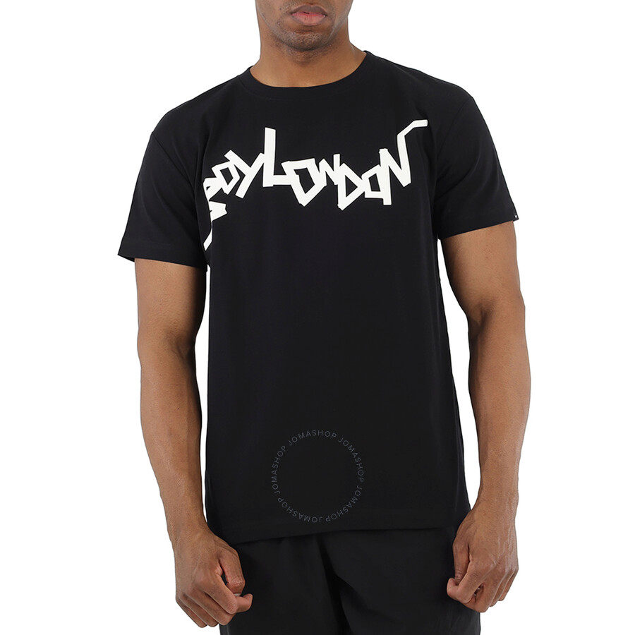 Boy London Black Boy Stick Cotton Tshirt, Size Medium BOY STICK TEE