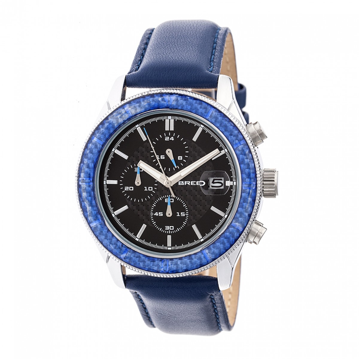 Breed Maverick Chronograph Black Dial Men's Watch 7504