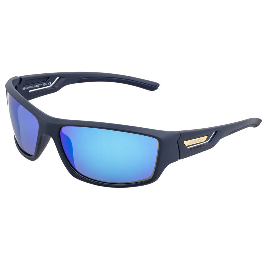 Breed Men's Blue Wrap Sunglasses Bsg060bl In Blue