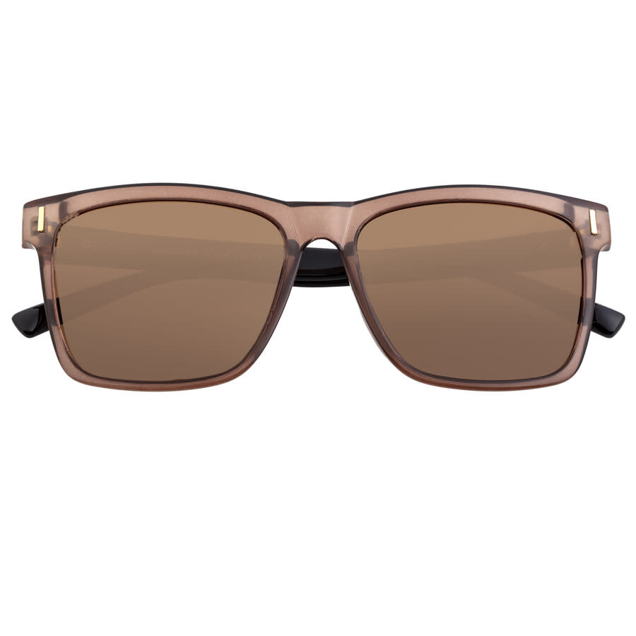Breed Men's Brown Round Sunglasses Bsg065bn In Brown
