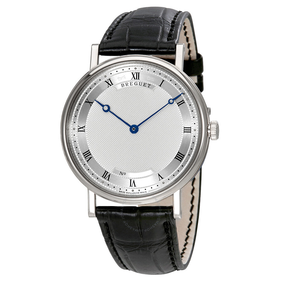 Breguet Classique 18kt White Gold Automatic Ultra Slim Silver Dial