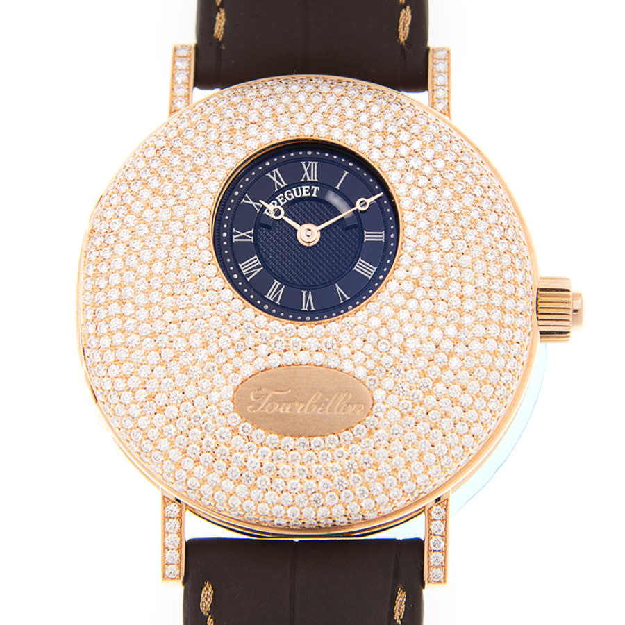 Breguet Classique Hand Wind Diamond Gold Dial Men's Watch 1808BR/92/9W6/DD00