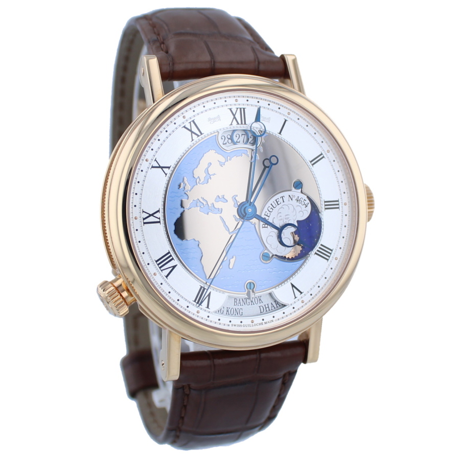 Breguet Classique Hora Mundi Men's Watch 5717BR-EU-9ZU
