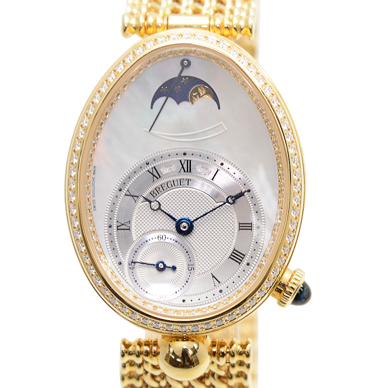 Breguet Reine de Naples Power Reserve Automatic Diamond Ladies Watch 8908BA/52/J20.D000
