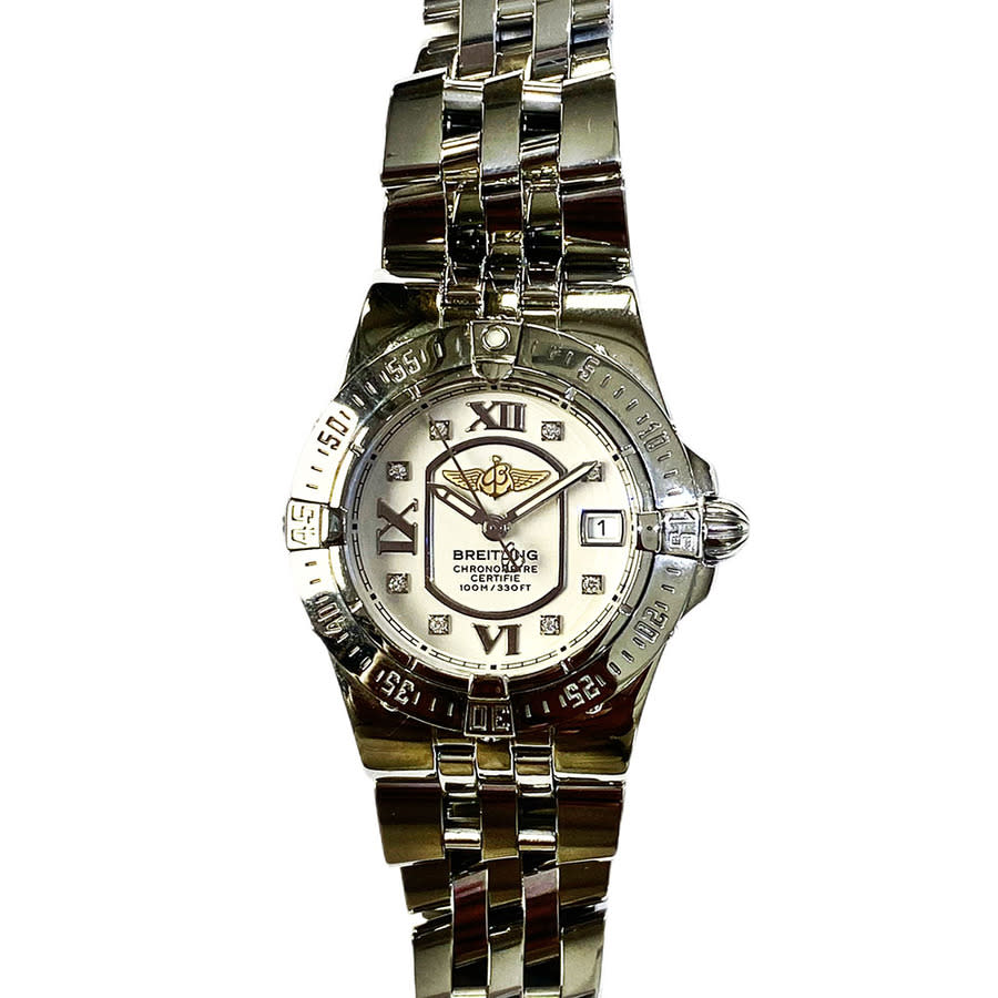 Breitling A7140C2/G661/368A Quartz Silver-tone Dial Ladies Watch A7140C2/G661/368A