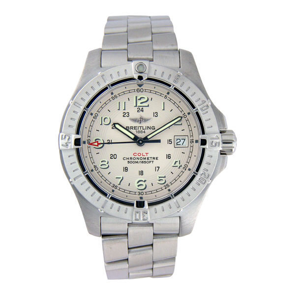 Breitling Aeromarine Colt Quartz Steel Men's Watch A7438010-G598SS