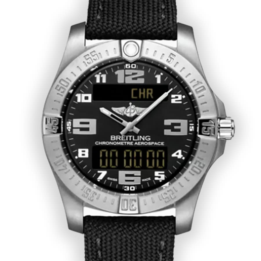 Breitling Aerospace Evo Alarm Chronograph Quartz Analog-Digital Men's Watch E79363101B1W1