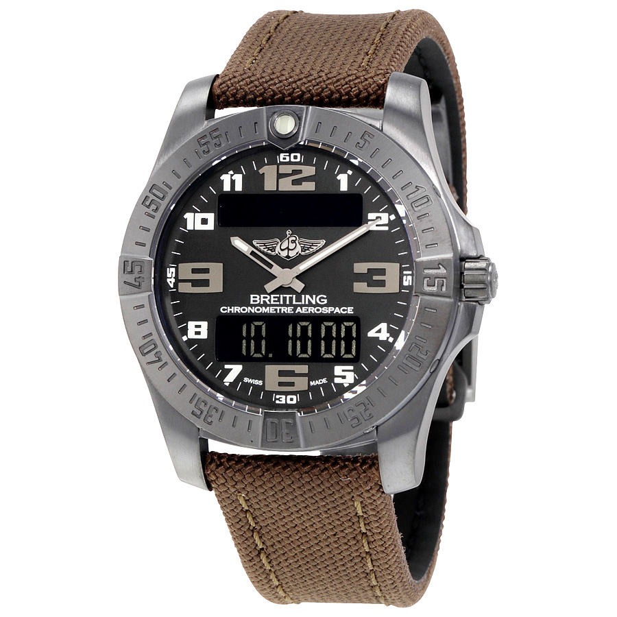 Breitling Aerospace Evo Night Mission Black Dial Titanium Men's Watch V7936310-BD60BRFD