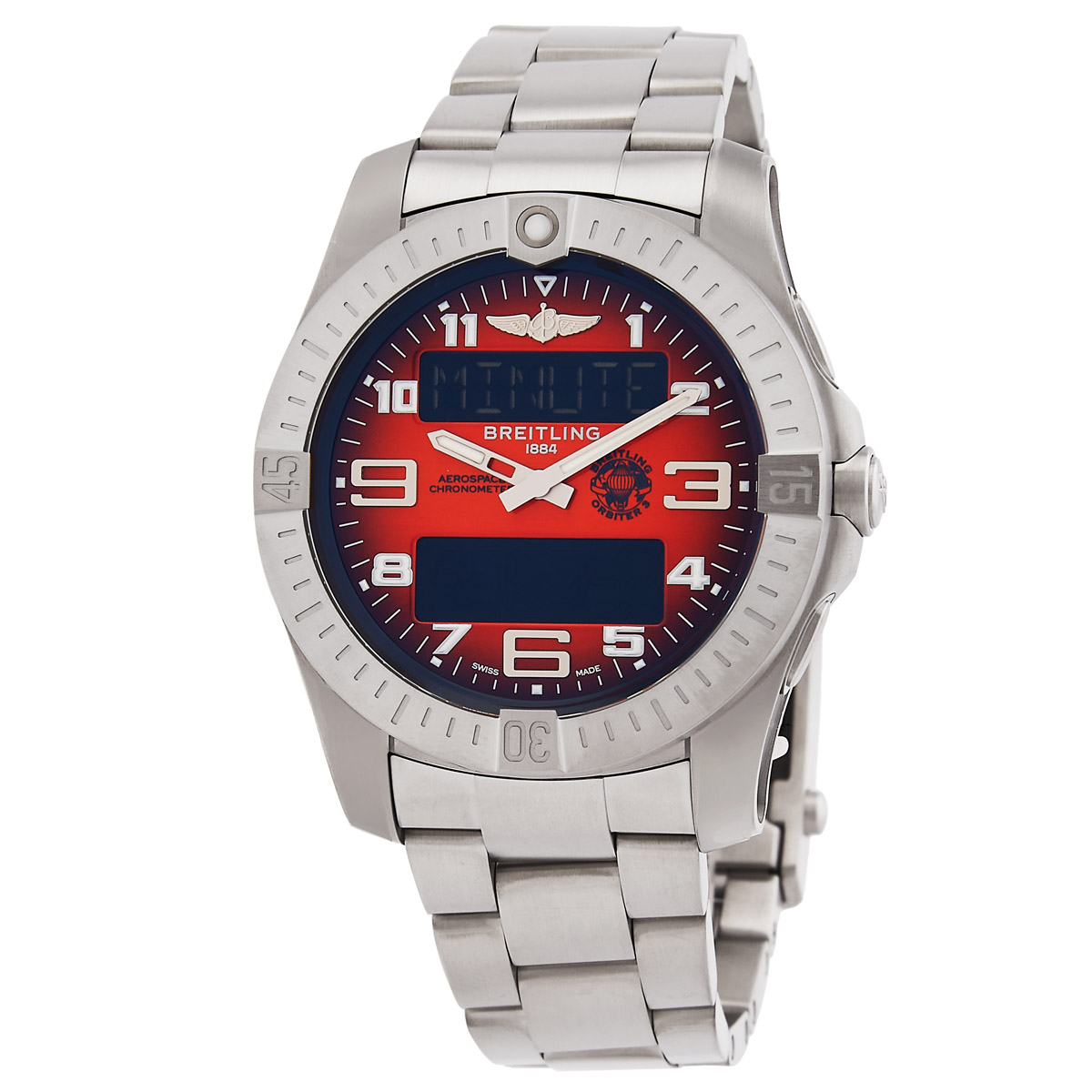 Breitling Aerospace Quartz Analog-Digital Men's Watch EB70101A1O1E1