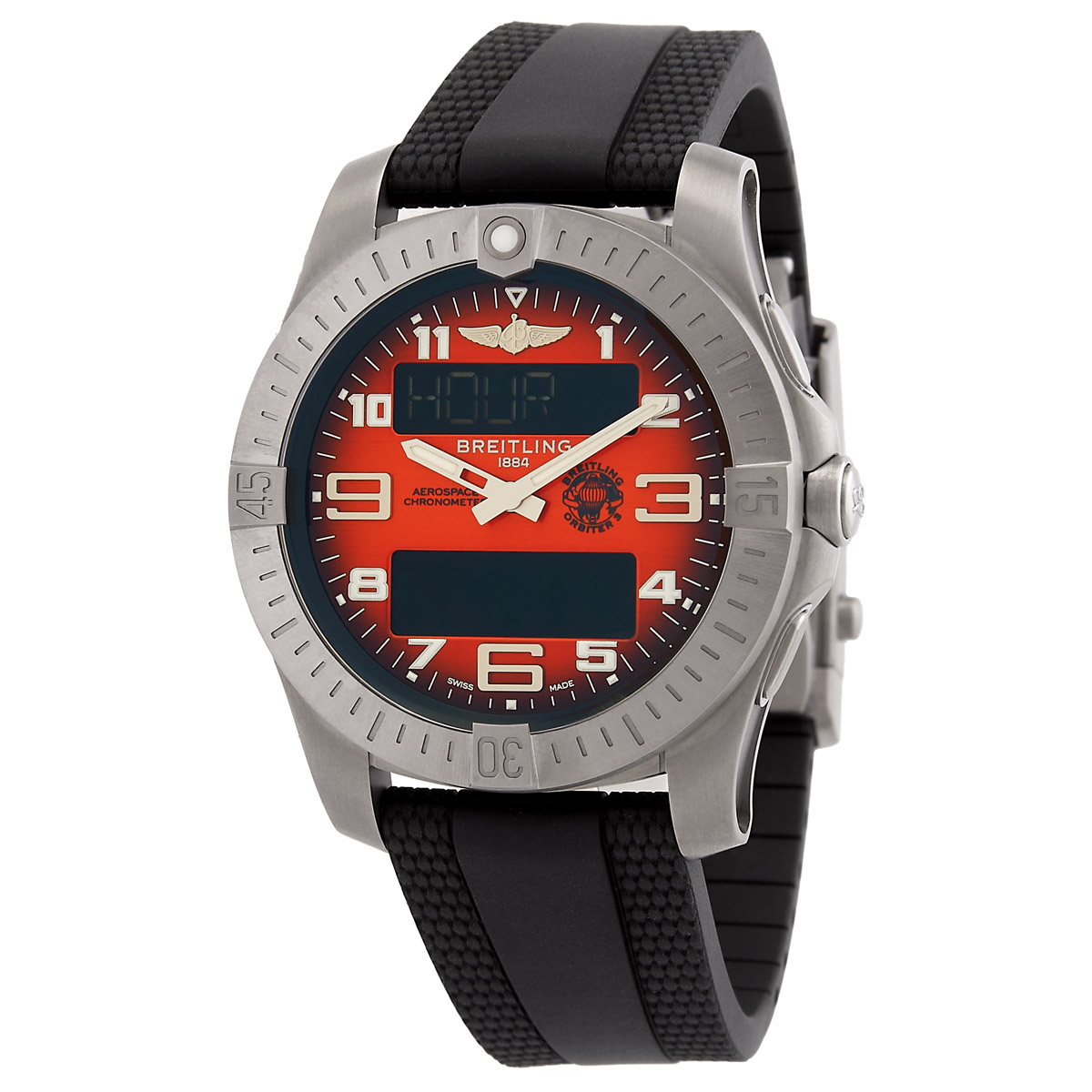 Breitling Aerospace Quartz Analog-Digital Men's Watch EB70101A1O1S1