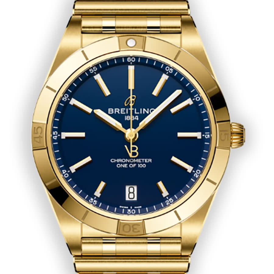 Breitling Automatic Blue Dial Ladies Watch K103801A1C1K1