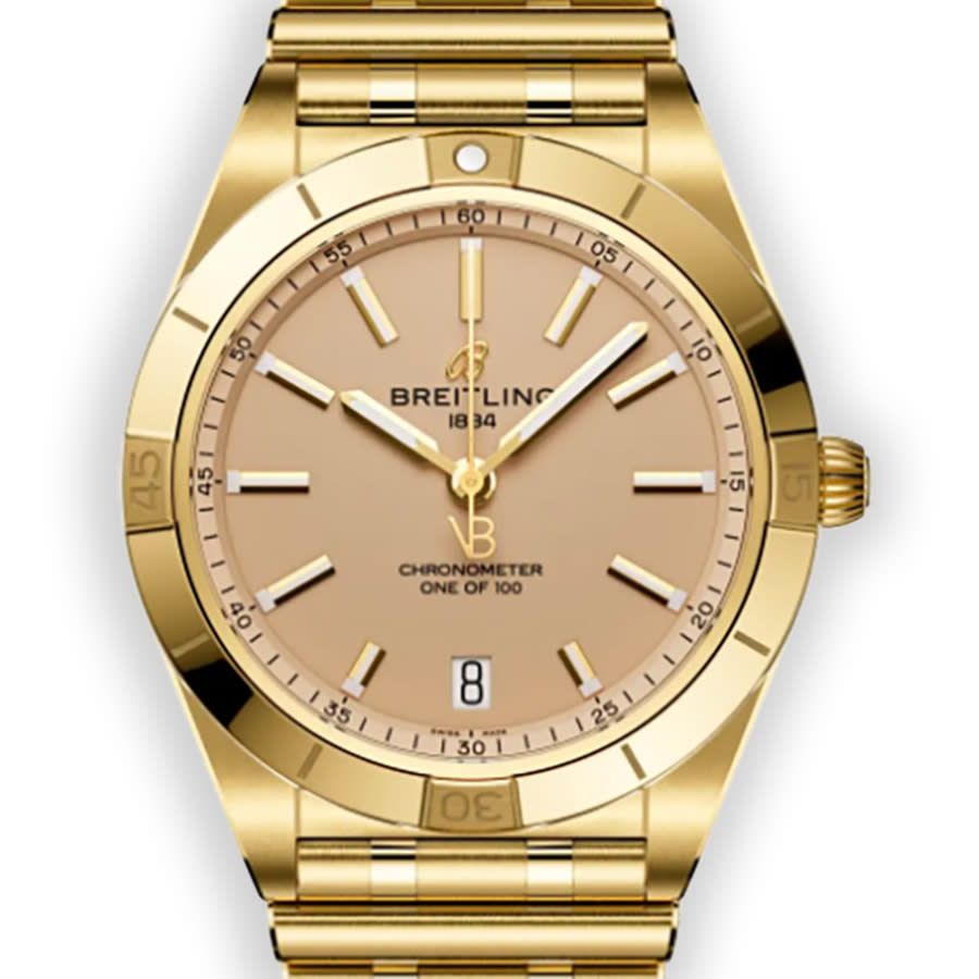Breitling Automatic Champagne Dial Ladies Watch K103801A1A1K1
