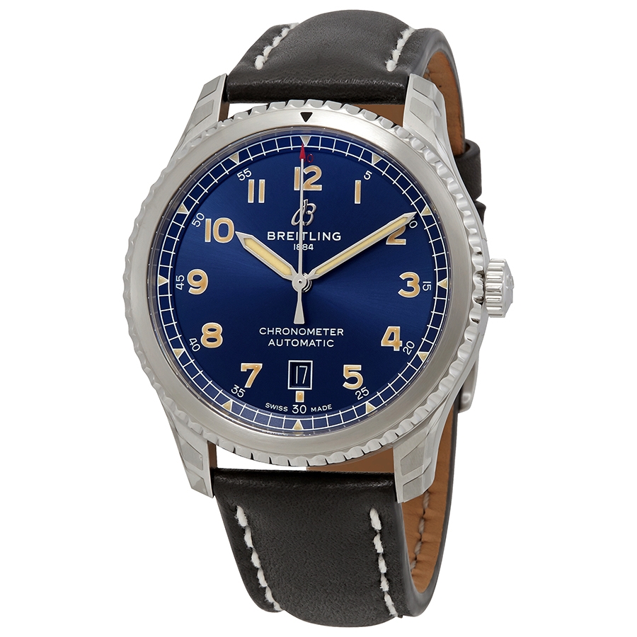 Breitling Aviator 8 Automatic Chronometer Blue Dial Men's Watch A17315101C1X2