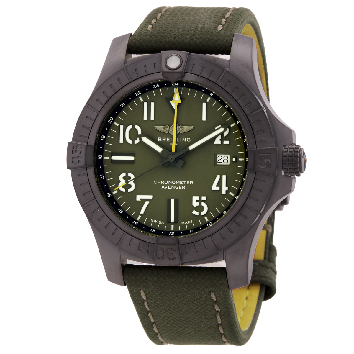 Breitling Avenger Automatic Chronometer Green Dial Men's Watch V323952A1L1X1