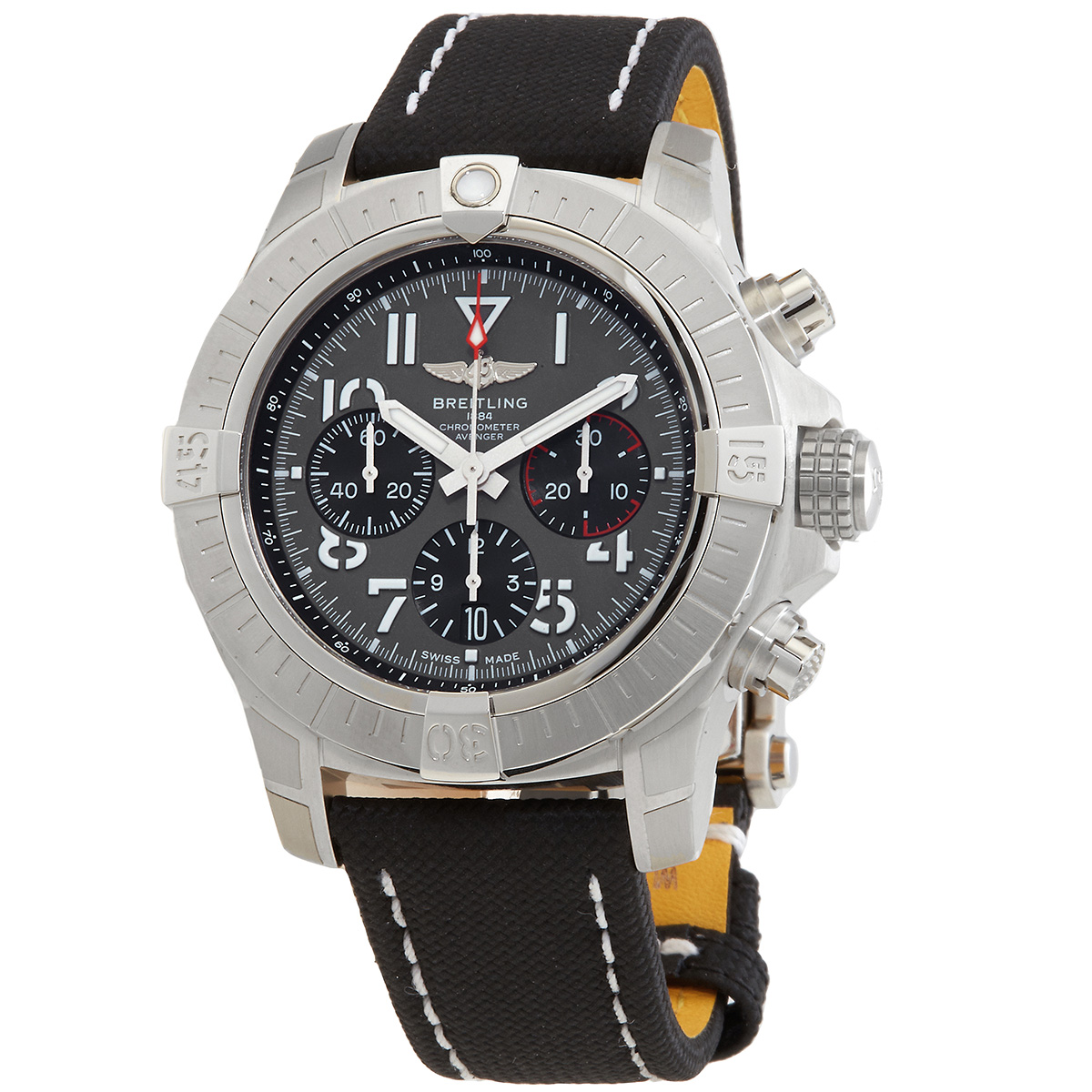 Breitling Avenger B01 Chronograph Automatic Chronometer Anthracite Dial Men's Watch AB01821A1B1X2