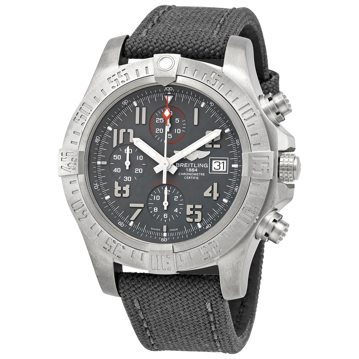 Breitling Avenger Bandit Chronograph Automatic Grey Dial Men's Watch E13383101M1W1