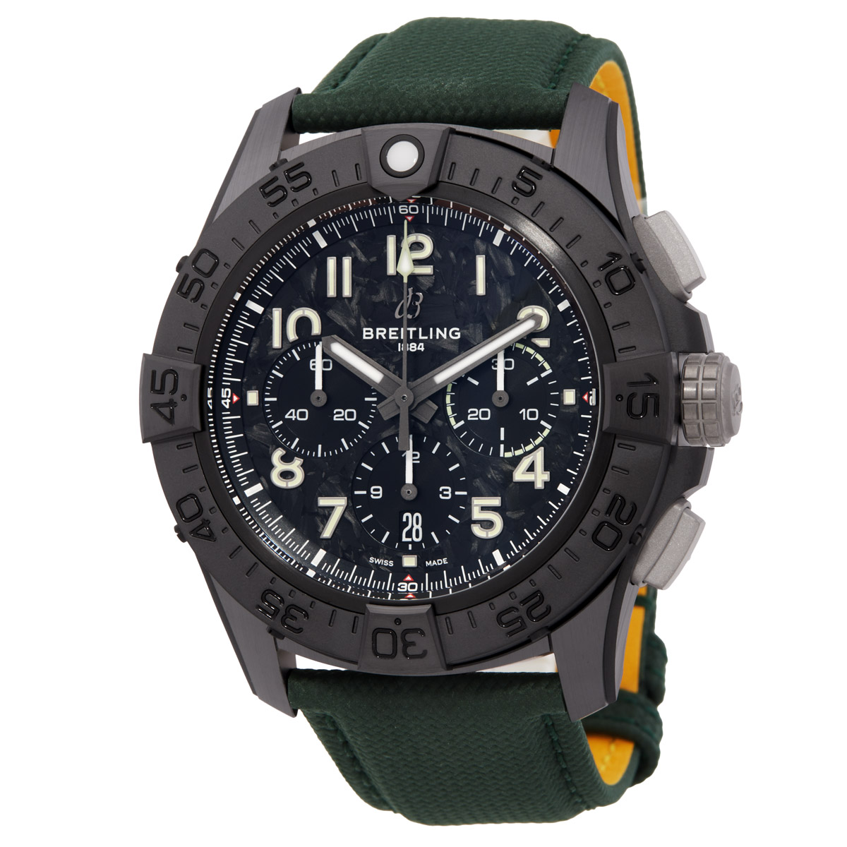 Avenger Chronograph 46 Night Mission Automatic Chronometer Black Dial Men's Watch