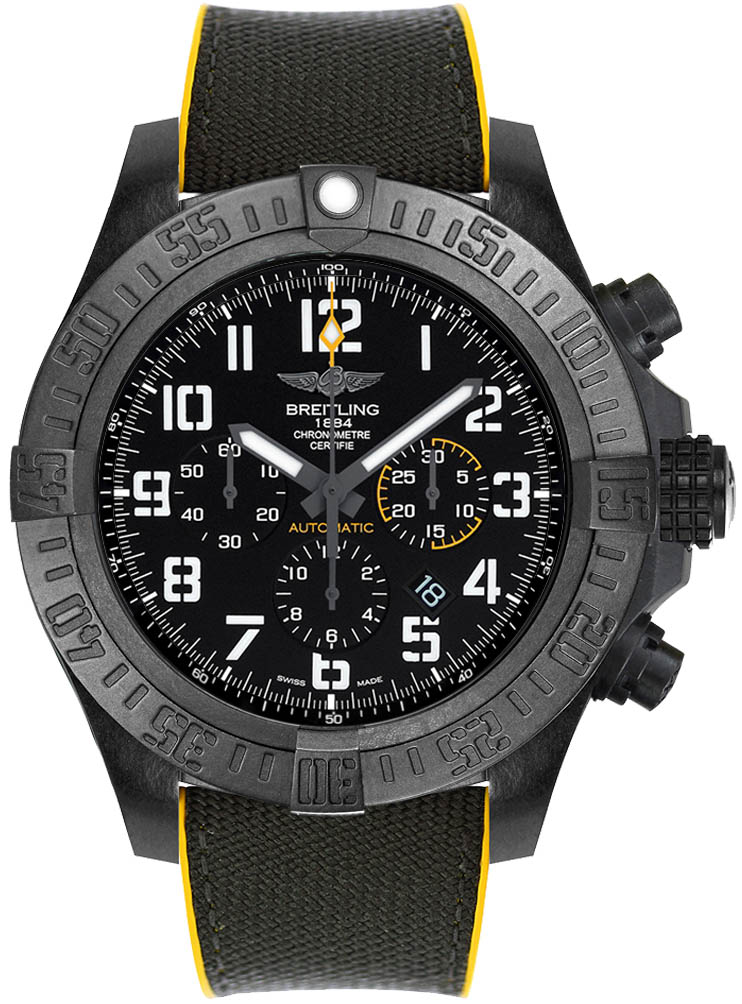 Breitling Avenger Chronograph Automatic Chronometer Black Dial Men's Watch xb0170e4/bf29/257s.x