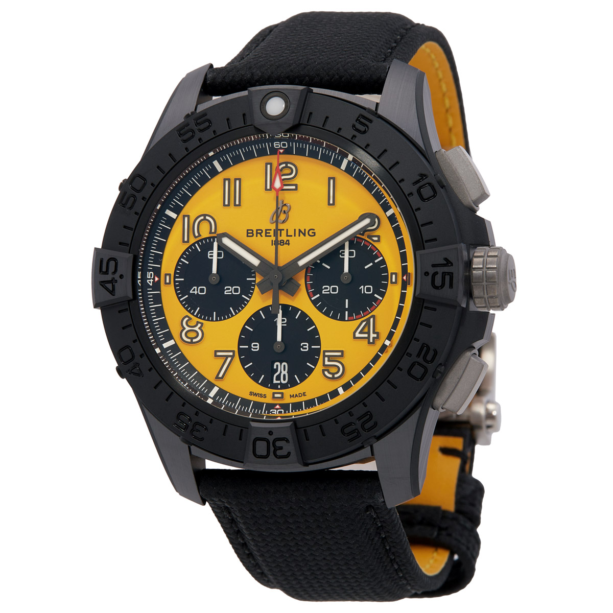 Avenger Chronograph Automatic Yellow Dial Men's Watch