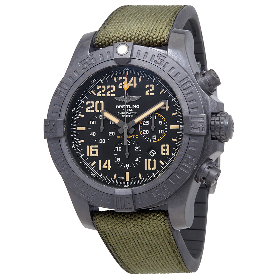 Breitling Avenger Hurricane Black Dial Automatic Men's Watch XB12101A-BF46GNRD