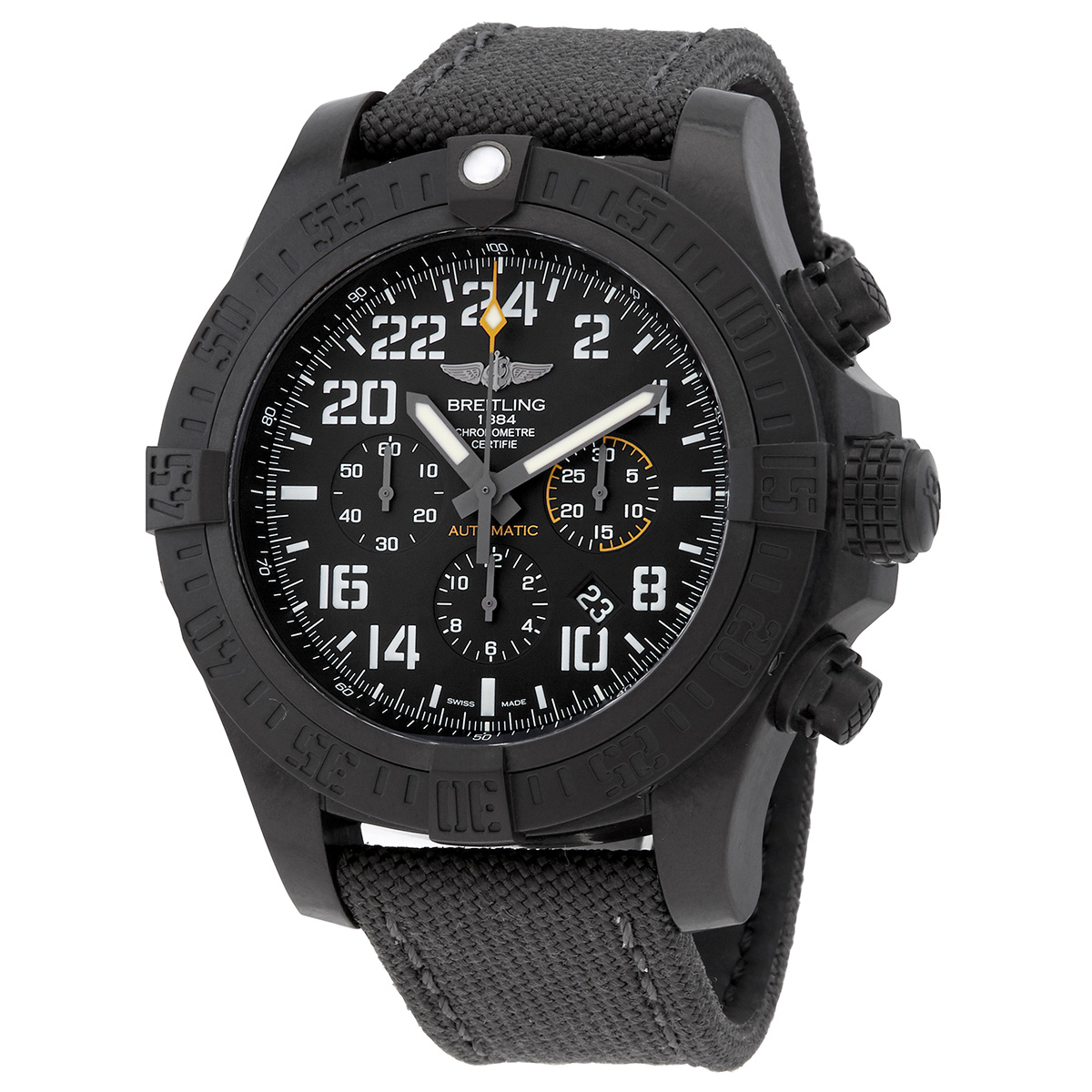 Breitling Avenger Hurricane Chronograph Automatic Black Dial 50 mm Men's Watch XB1210E41B1W1