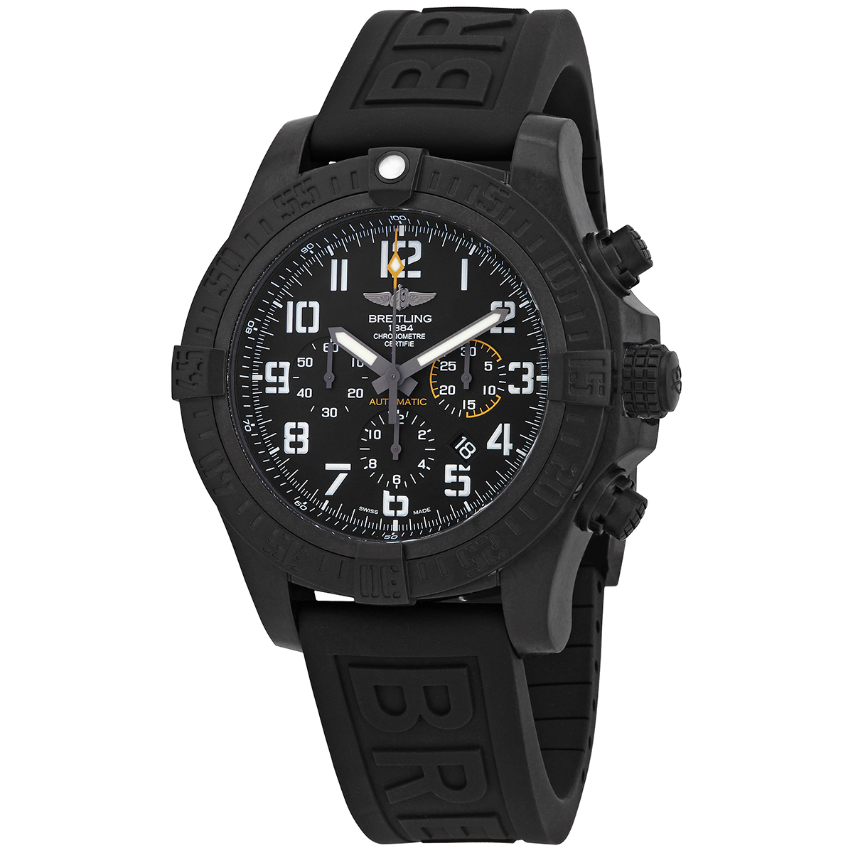 Breitling Avenger Hurricane Chronograph Automatic Black Dial Men's Watch XB0170E41B1S1
