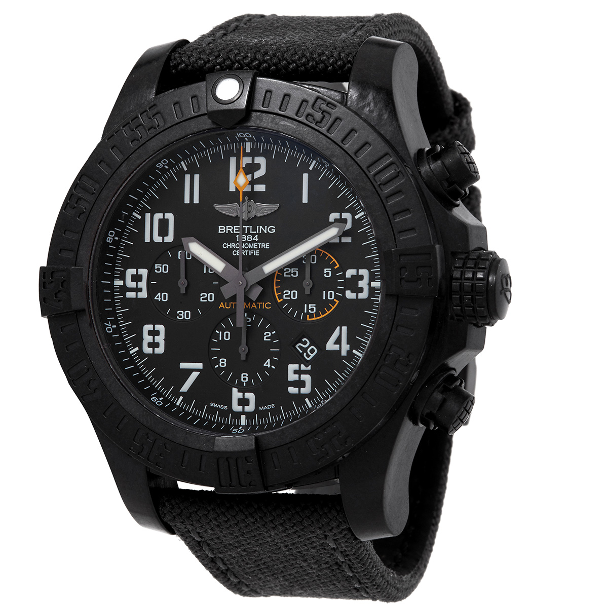 Breitling Avenger Hurricane Chronograph Automatic Black Dial Men's Watch XB0170E41B1W1