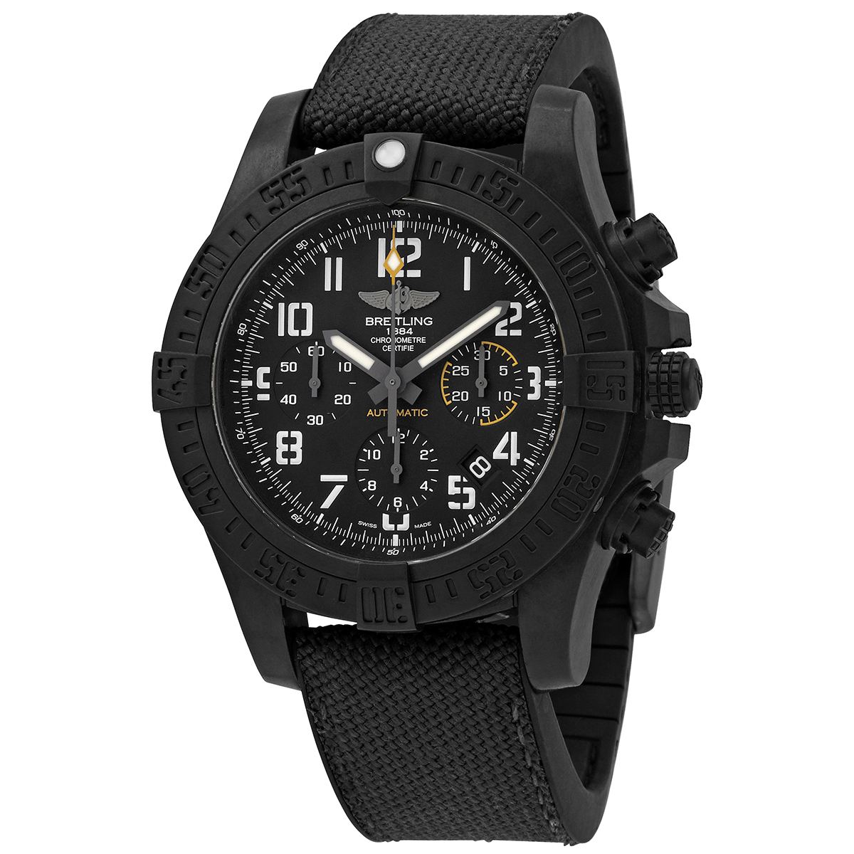 Breitling Avenger Hurricane Chronograph Automatic Black Dial Men's Watch XB0180E41B1W1