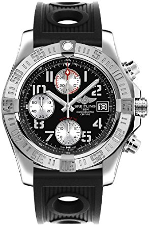 Breitling Avenger II Black Dial Black Ocean Racer Men's Watch A1338111/BC33BKOR