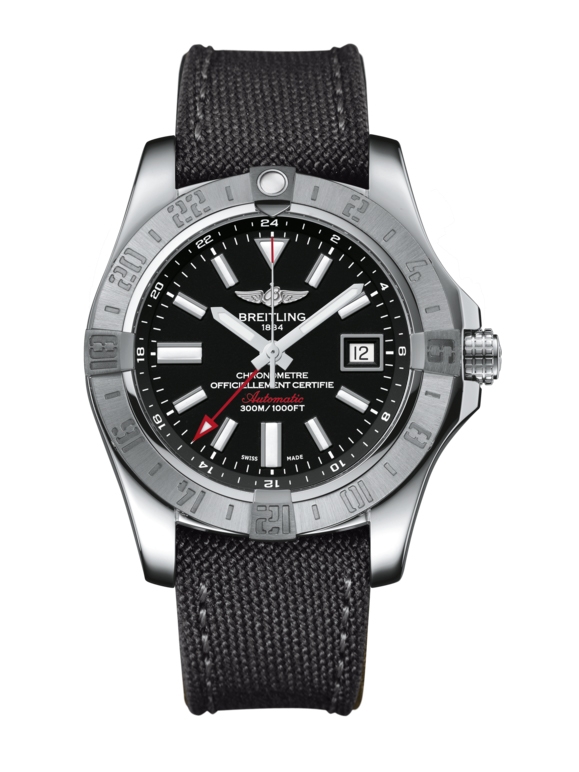Breitling Avenger II GMT Automatic Black Dial Men's Watch A32390111B1W1