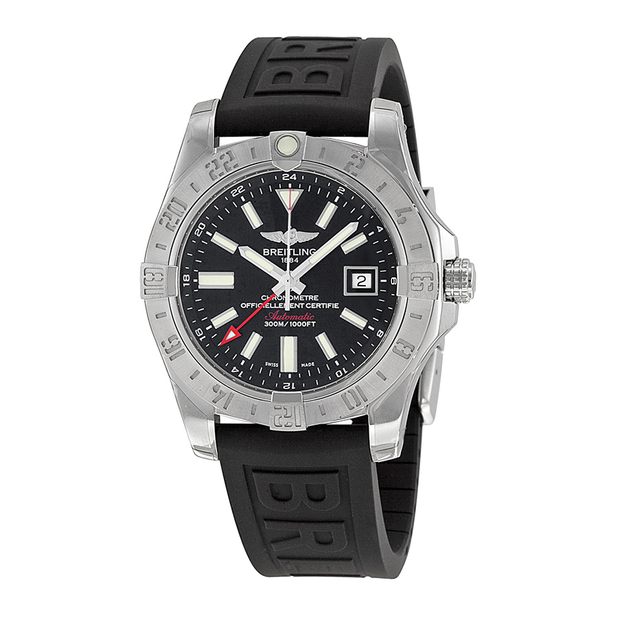 Breitling Avenger II GMT Automatic Black Dial Men's Watch A3239011-BC35BKPD3