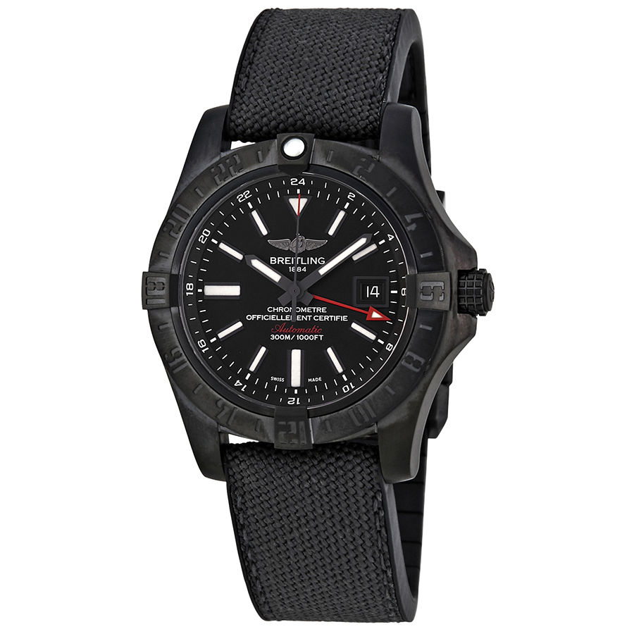 Breitling Avenger II GMT Automatic Black Dial Men's Watch M3239010/BF04-253S