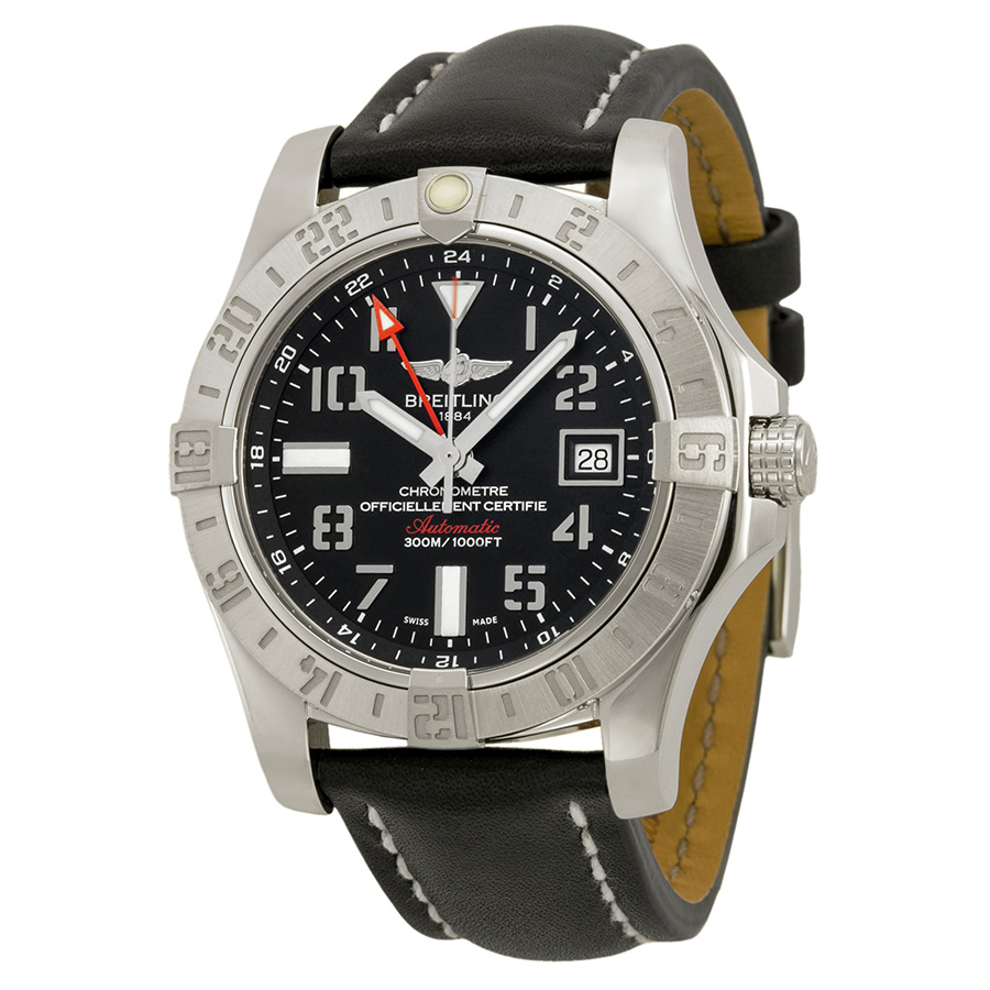 Breitling Avenger II GMT Automatic Men's Watch A3239011-BC34BKLT