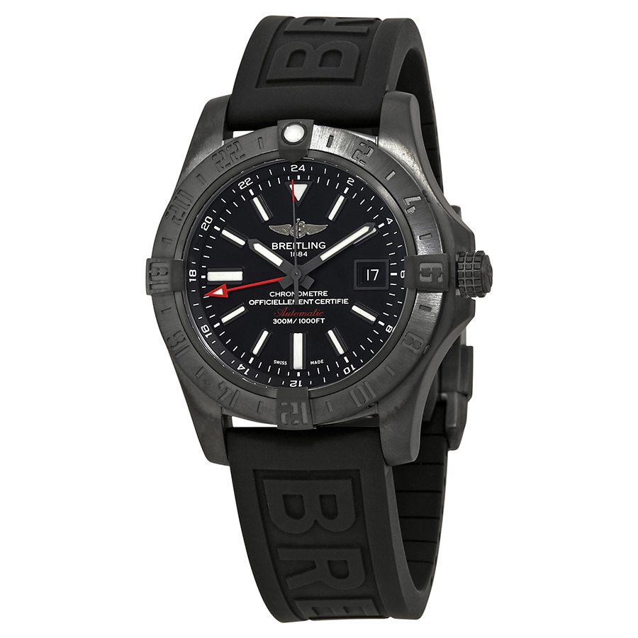 Breitling Avenger II GMT Black Dial Automatic Men's Watch M3239010/BF04/153S/M20DSA.2