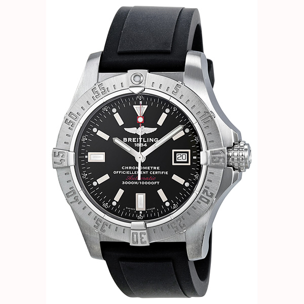 Breitling Avenger Seawolf Black Dial Rubber Strap Automatic Men's Watch A1733010-BA05BKPT