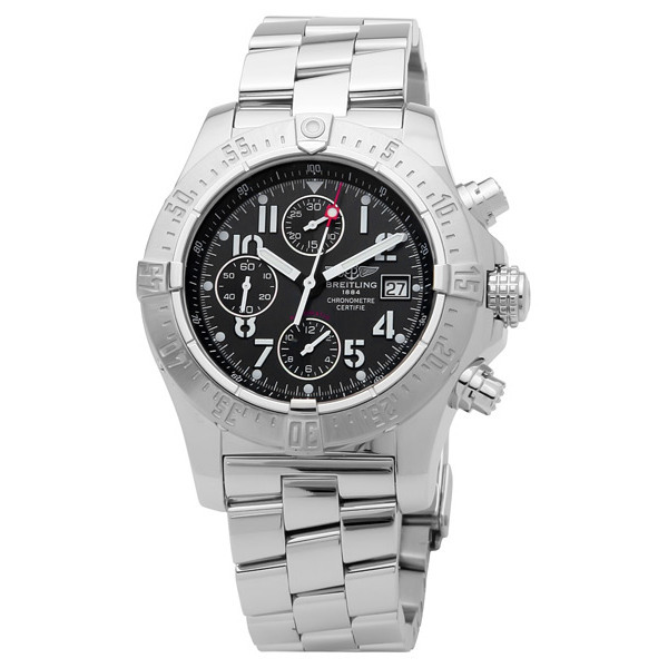 Breitling Avenger Skyland Black Dial Stainless Steel Men's Watch A1338012-B861SS